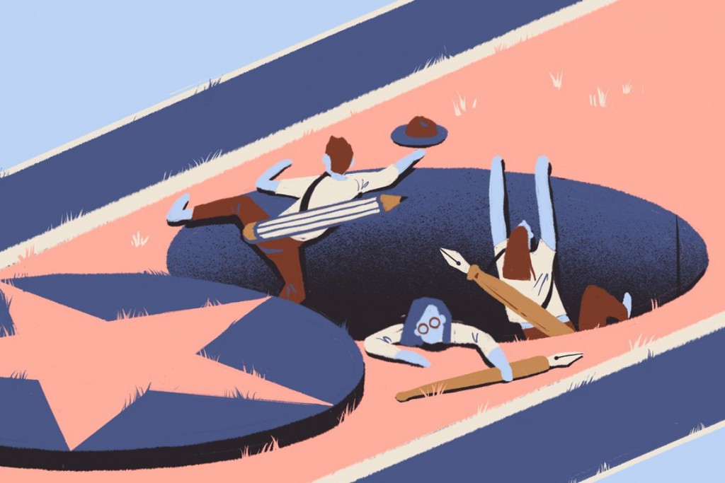 Không ít người từ bỏ việc học khi phải làm việc quá vất vả ở nước ngoài. Ảnh: Perry Tse.