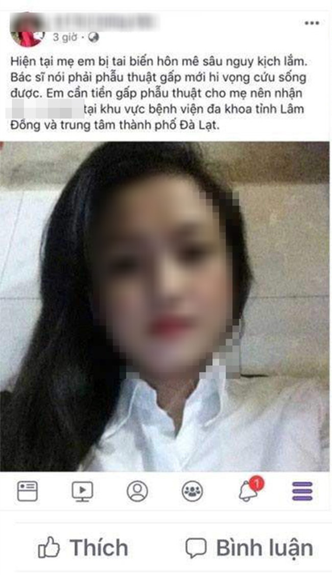 Status gây sự chú ý của cộng đồng mạng.