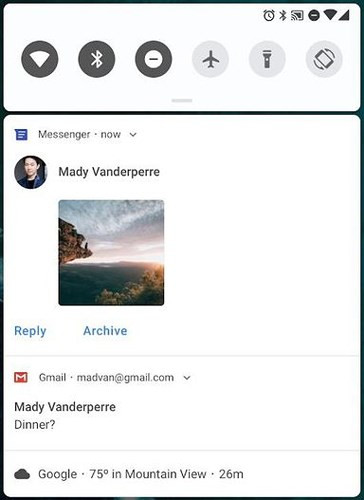 4. Tính năng hình ảnh bản xem trước tin nhắn có khả năng hiển thị cho người dùng hình ảnh trong bản xem trước thông báo, thay vì chỉ văn bản.