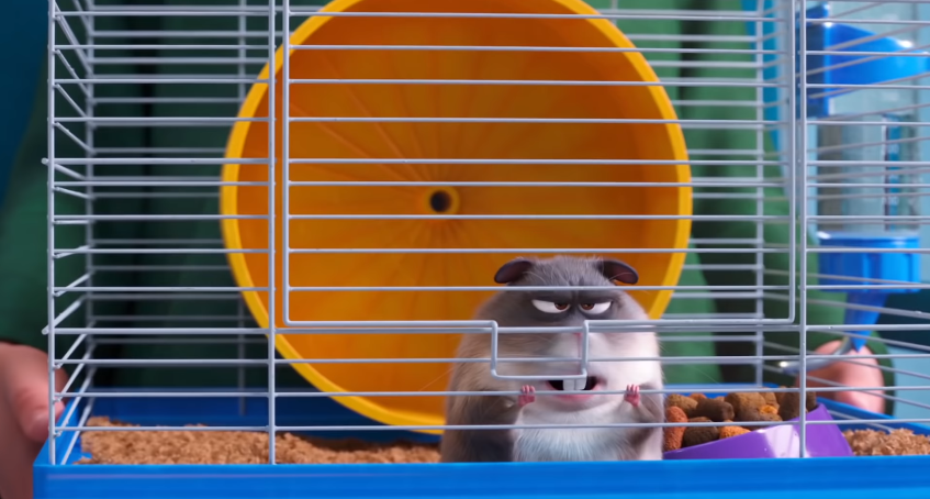 Chú chuột hamster mập bị ám ảnh với việc giảm cân