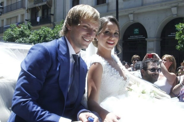 Đám cưới của cặp đôi&nbsp;Rakitic&nbsp;và Mauri.