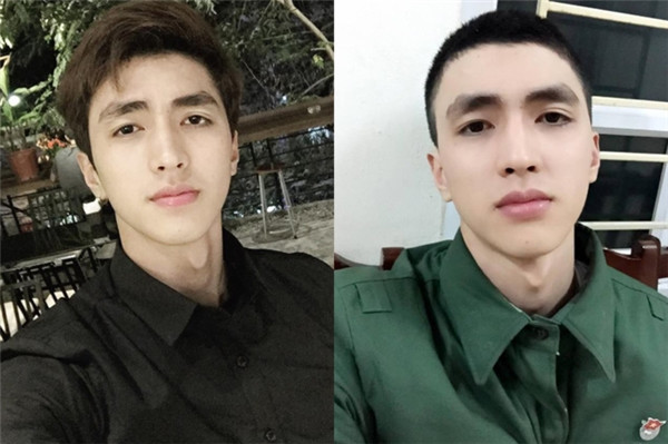 Hot boy Bình An trở nên kém sắc hơn hẳn với kiểu tóc "húi cua".