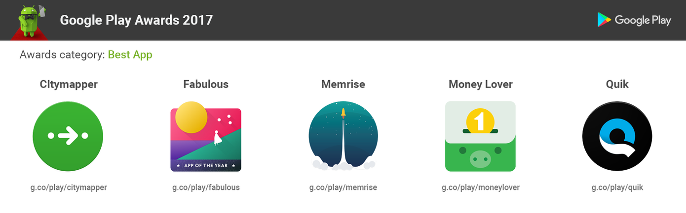 Ứng dụng Việt Nam được đề cử giải thưởng "Best App" của Google Play Award 2017 ảnh 2