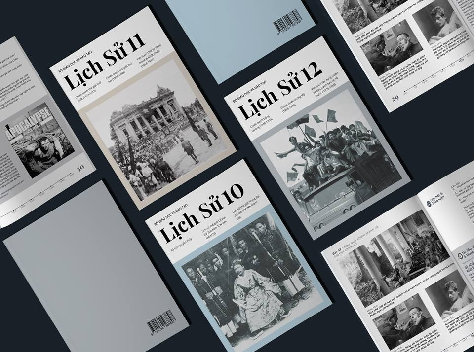 Danh Phương đã sử dụng Indesign và Photoshop để thực hiện dự án tái thiết kế SGK Lịch sử này. Danh Phương đã sử dụng Indesign và Photoshop để thực hiện dự án tái thiết kế SGK Lịch sử này.