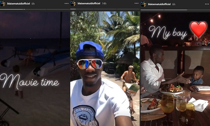 Tiền vệ Blaise Matuidi đưa gia đình đi du lịch. (Ảnh: Instagram Blaisematuidiofficiel).