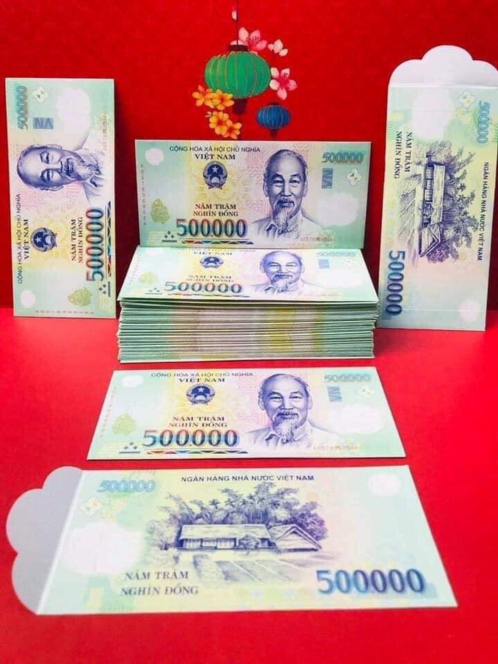 Các mẫu bao lì xì in hình tiền đồng Việt Nam được coi là hành vi vi phạm pháp luật.