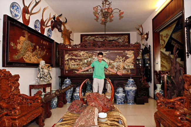 Hình ảnh Tùng Lâm khoe "nhà" vào năm 2013.