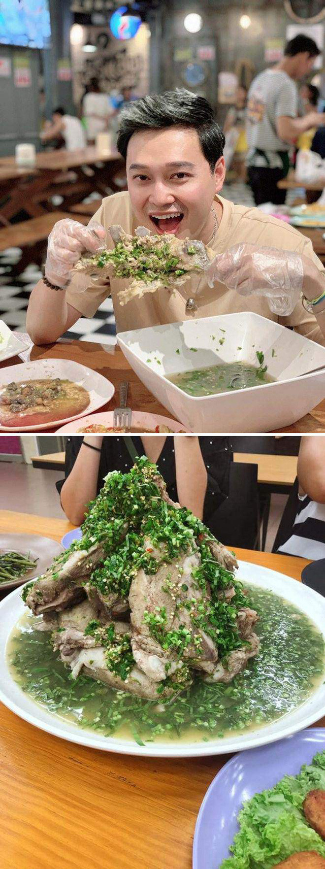 Món sườn heo mà nam ca sĩ thưởng thức "khác thường" vì vô cùng lạ lẫm