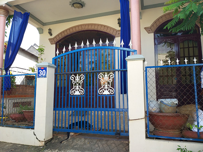 Nhà ông H., nơi các nạn nhân bị dâm ô. ẢNH: NGUYỄN LONG.
