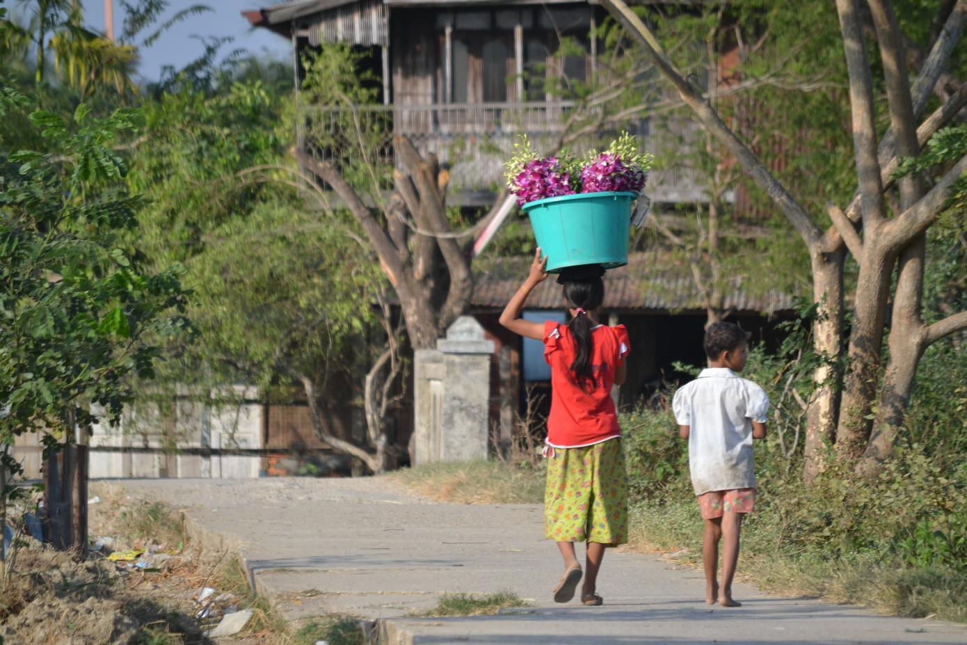 Khung cảnh rất đỗi yên bình