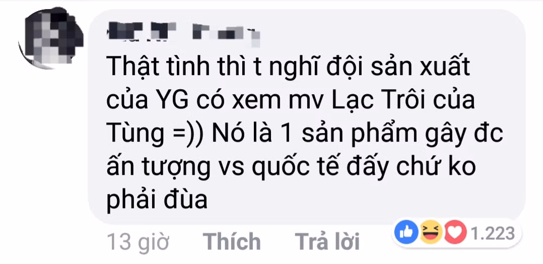 Một bình luận được nhiều người ủng hộ.