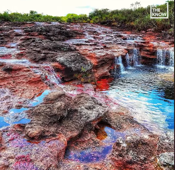 Màu của dòng sông thay đổi phụ thuộc nhiều vào độ cảm nhận ánh sáng và nguồn nước.