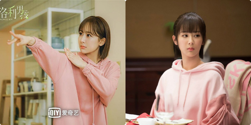 Tạo hình của Dương Tử trong hai phim nhìn rất giống nhau