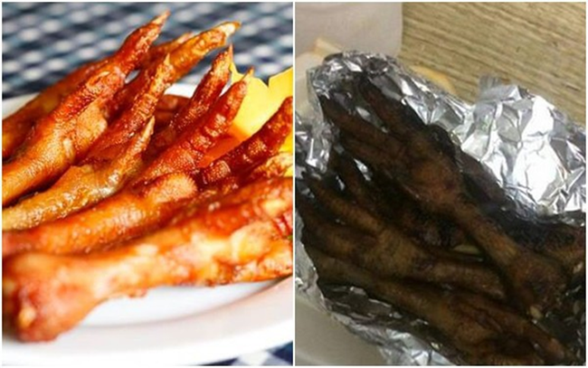 Nhận hàng về cũng chẳng dám ăn, không biết đây có phải chân gà không?