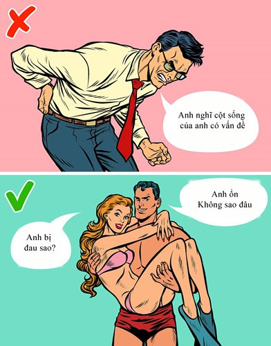 Chắc khỏe của xương nam giới: Theo một nghiên cứu tại học California ở Los Angeles, Mỹ, nam giới khi trưởng thành (25 tuổi trở lên) có khung xương chắc khỏe hơn. Thử nghiệm cho thấy, nếu người phụ nữ không ngọt ngào và yêu thương thì không có sức mạnh nào từ cơ bắp, xương khớp có thể chống đỡ. 