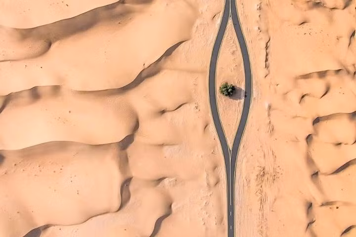Như nhiều quốc gia Trung Đông khác, UAE có một diện tích lớn là sa mạc.