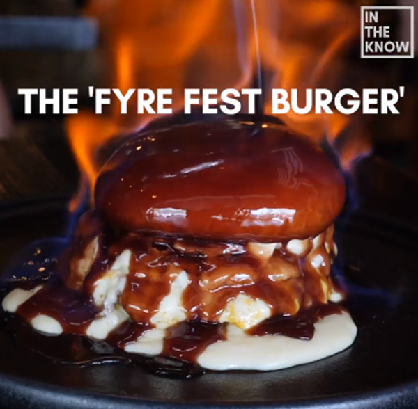 Bánh kẹp thịt dành cho những tín đồ không sợ béo.