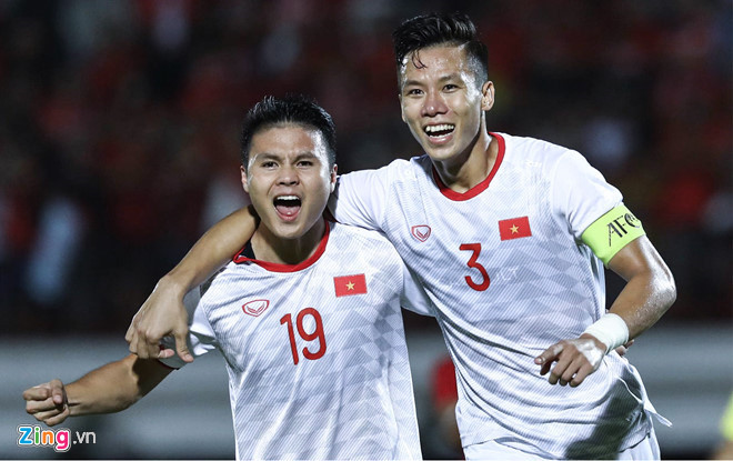 Tuyển Việt Nam đang chơi tốt gần đây. Ảnh: Minh Chiến.