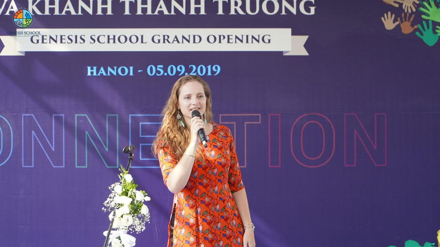 Cô Sanne Van Oort tâm huyết chia sẻ về triết lý giáo dục bền vững của nhà trường