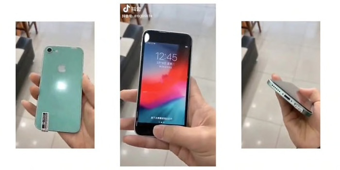 Hình ảnh được cho là iPhone 9 rò rỉ trên TikTok gần đây. (Ảnh: TikTok)