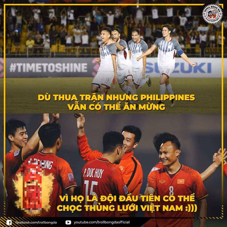 Đội bạn, vẫn là nên ăn mừng! (Ảnh: Troll bóng đá).