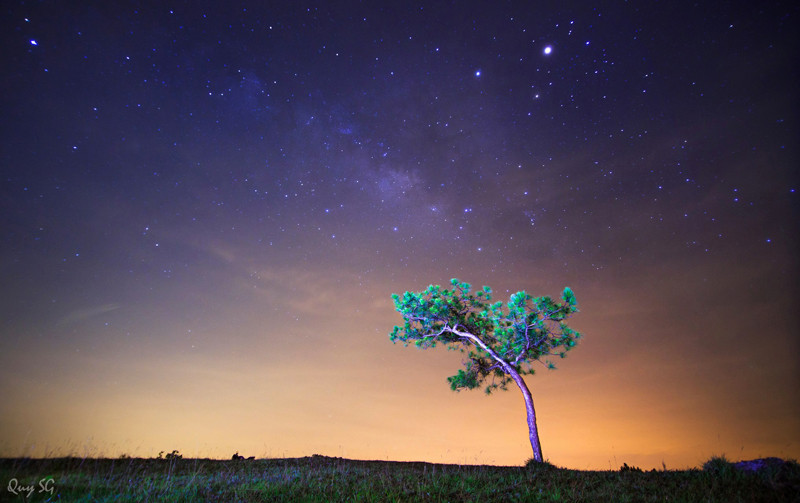 Cảnh đẹp nên thơ, tha hồ mà "so deep". (Ảnh: QuySG)