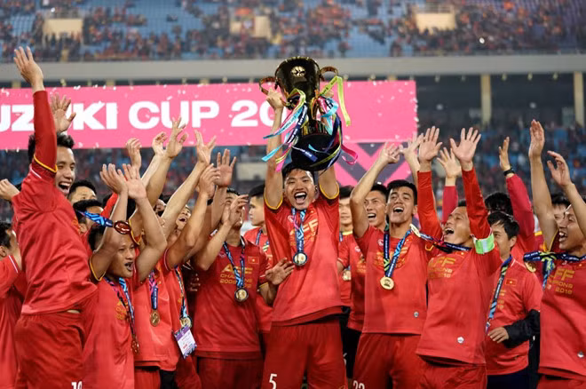 Tuyển VN sẽ lại vô địch "World Cup 2022 Đông Nam Á" như từng làm ở AFF Cup 2018. Ảnh: ĐỘC LẬP.