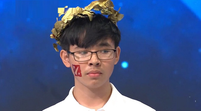 Hoàng Danh thắng áp đảo ở cuộc thi tuần này. Ảnh cắt từ clip.