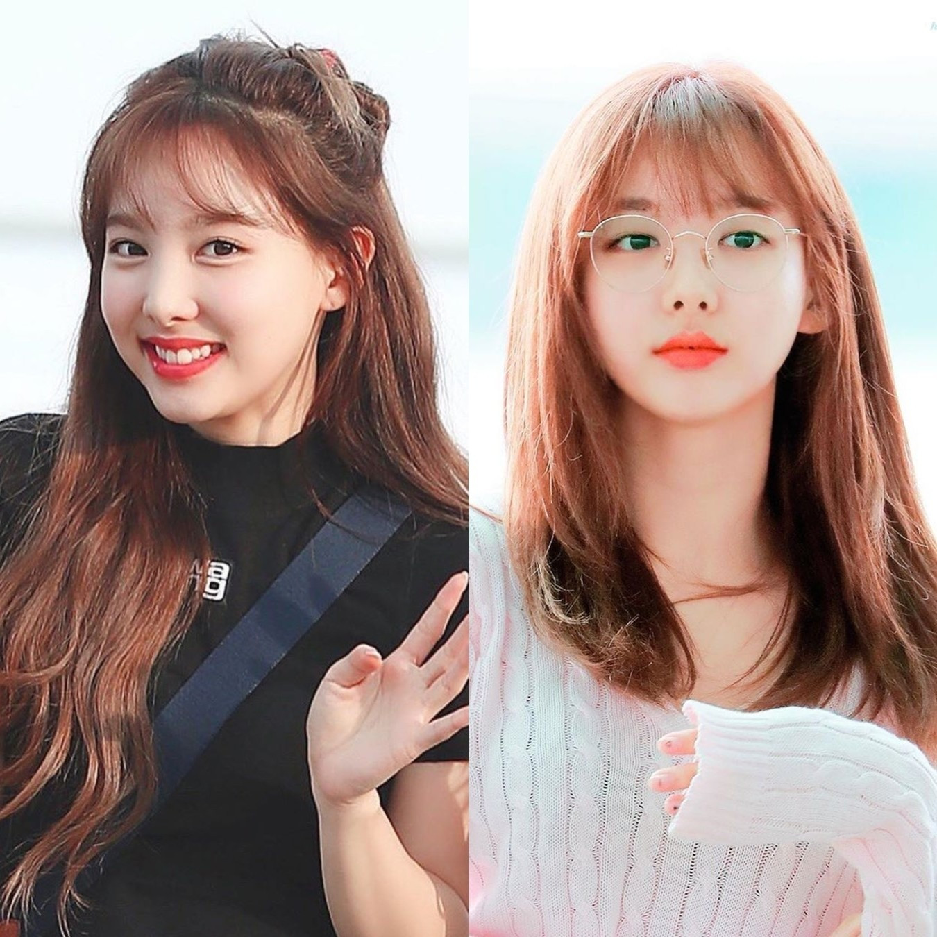 Nayeon nằm trong trường hợp không đeo kính đã đẹp, đeo kính lại càng lôi cuốn người nhìn.
