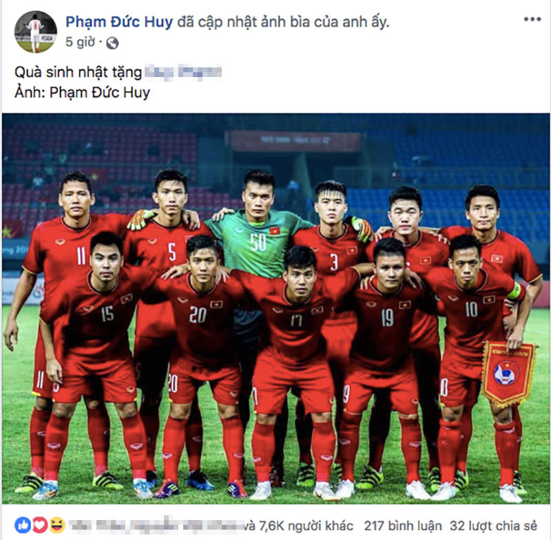 Không hẹn mà gặp, các cầu thủ của chúng ta cùng đăng đàn chia sẻ cảm xúc sau chiến thắng lịch sử.