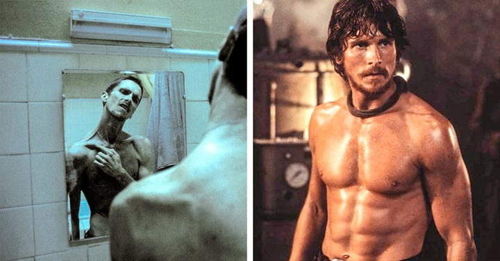 Năm 2003, Christian Bale giảm gần 30 kg để trở nên gầy gò, khắc khổ trong bộ phim "The Machinist" (2004). Ngay khi dự án đó đóng máy, tài tử lập tức lao vào phòng tập và ăn uống trở lại nhằm tăng lại 45 kg cho vai diễn Batman trong Batman Begins (2005).