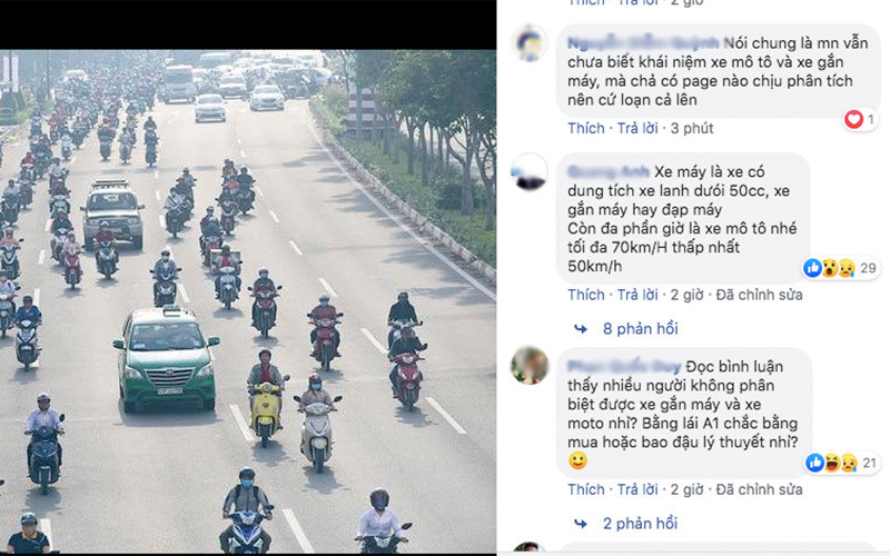 Một số khác lại nhìn nhận được ngay vấn đề đúng đắn của quy định giao thông lần này.