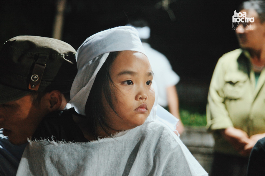 Gương mặt ngây thơ của bé Lâm Anh.