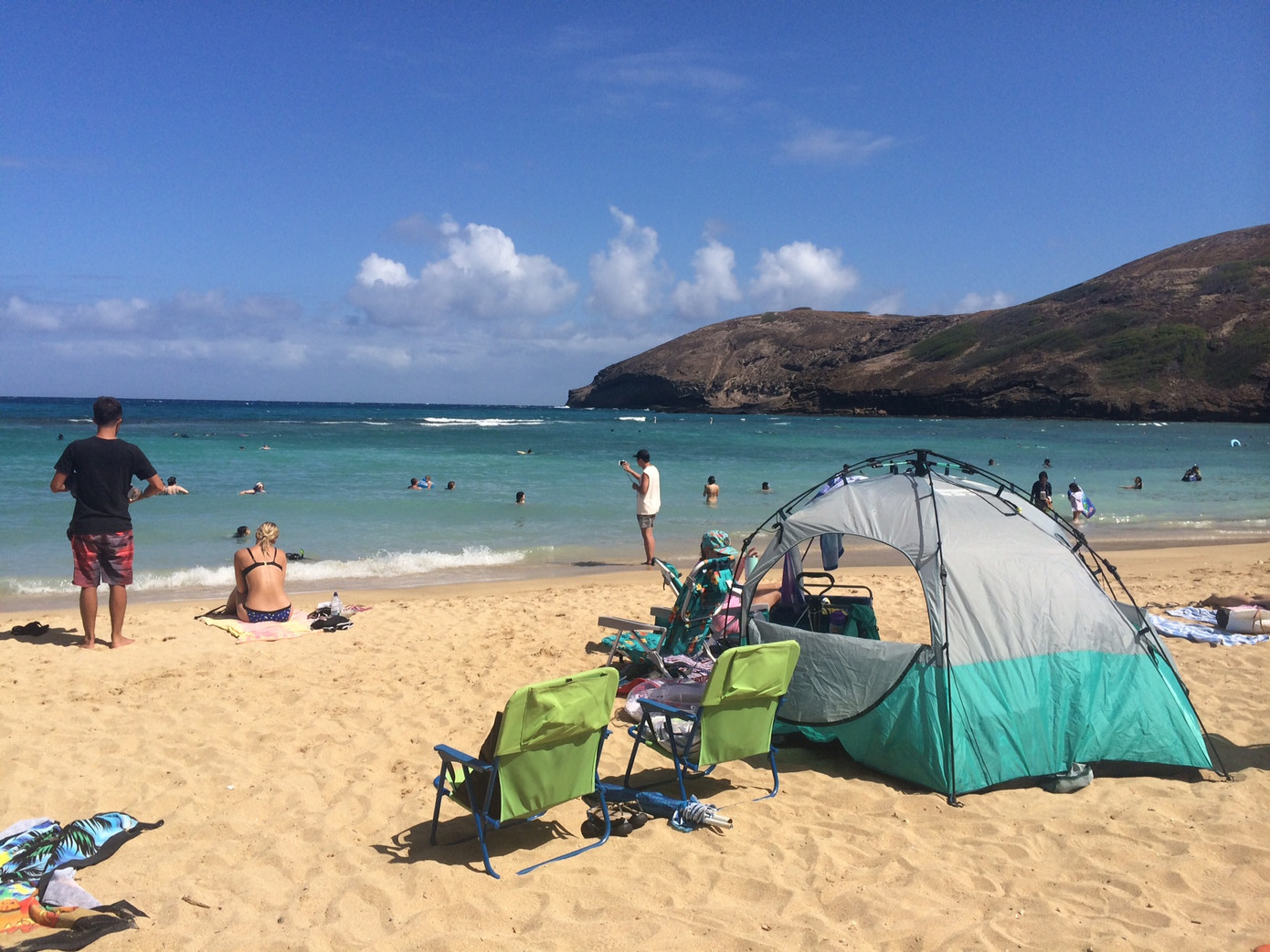 Chúng tôi đã sẵn sàng xuống nước.