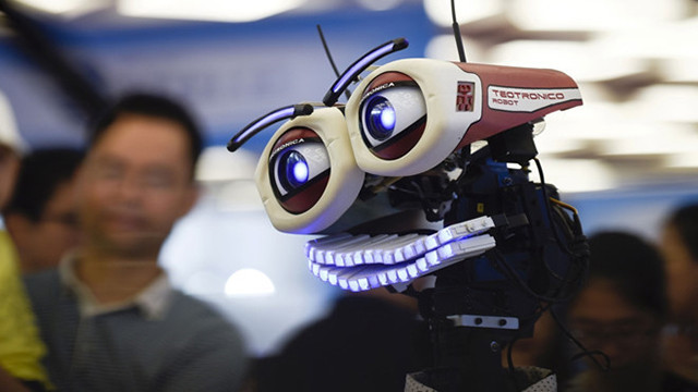 Một sản phẩm được giới thiệu tại Hội nghị Robot Thế giới năm 2017. Ảnh: AFP .