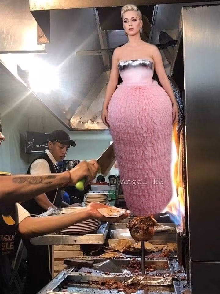 Đến cả kinh doanh bánh mỳ doner kebab Katy Perry đều cân được hết.