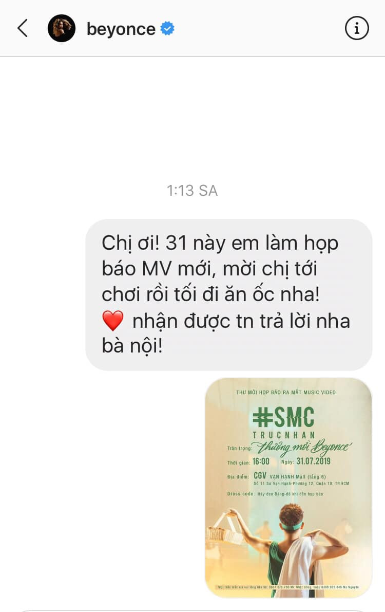 Đến màn thông báo buổi ra mắt MV vô cùng lầy lội, đanh đá đúng chất Trúc Nhân. 