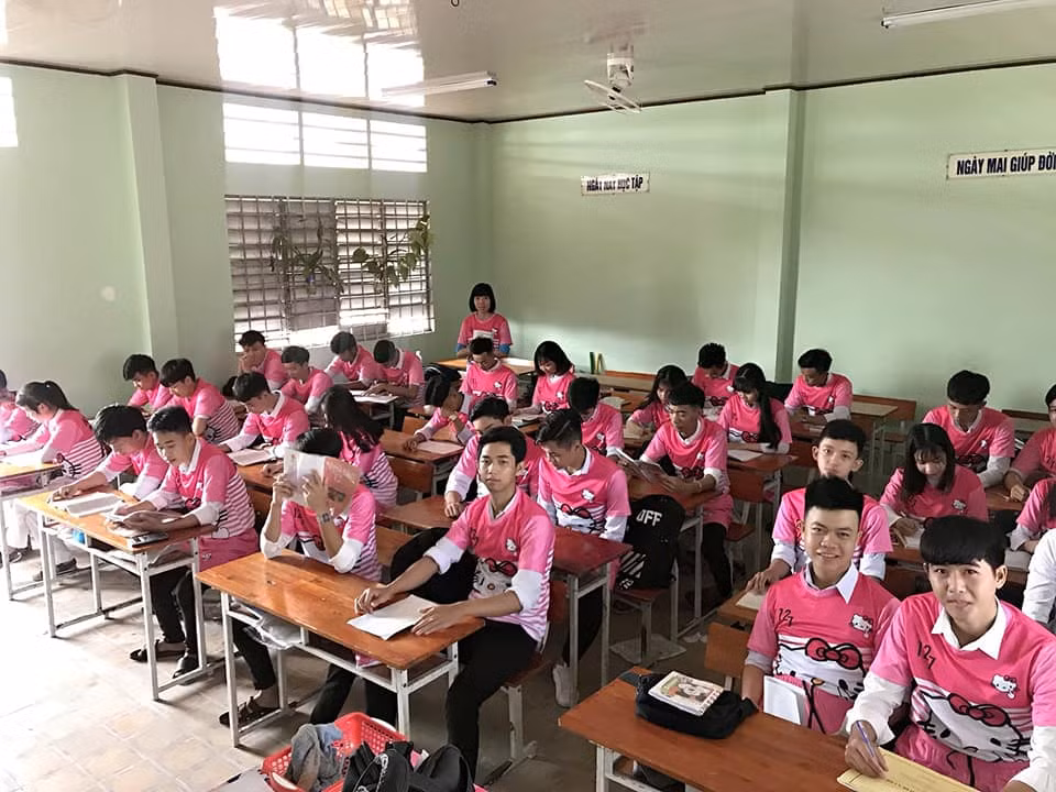 Lớp học màu hường là đây chứ đâu, học vui vui học thế này có ai mà không muốn đến trường mỗi ngày bạn nhỉ!