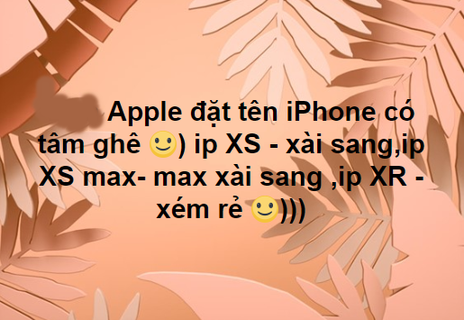 Tên gọi của các "tân binh" nhà Táo ngay lập tức được cộng đồng mạng "tam sao thất bản".