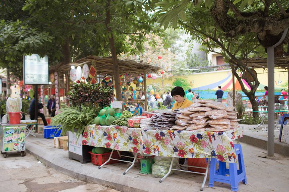 Không gian làng Việt cổ.