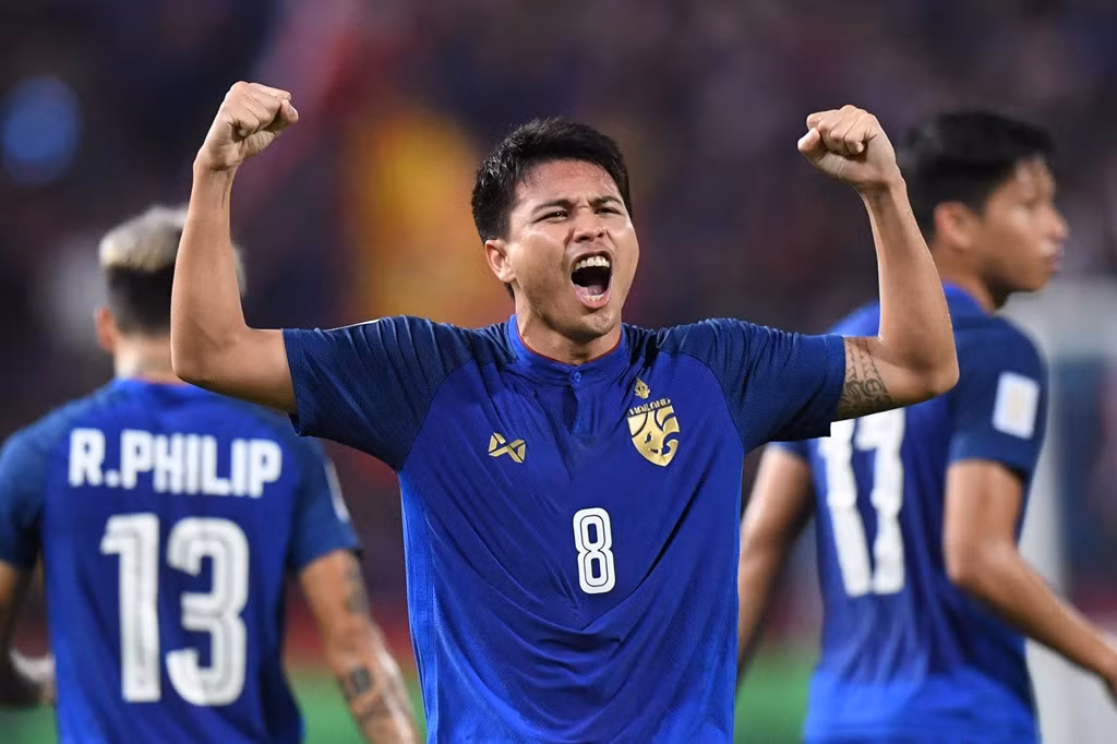 Thitipan là trụ cột của ĐT Thái Lan. Ảnh: Fox Sport.