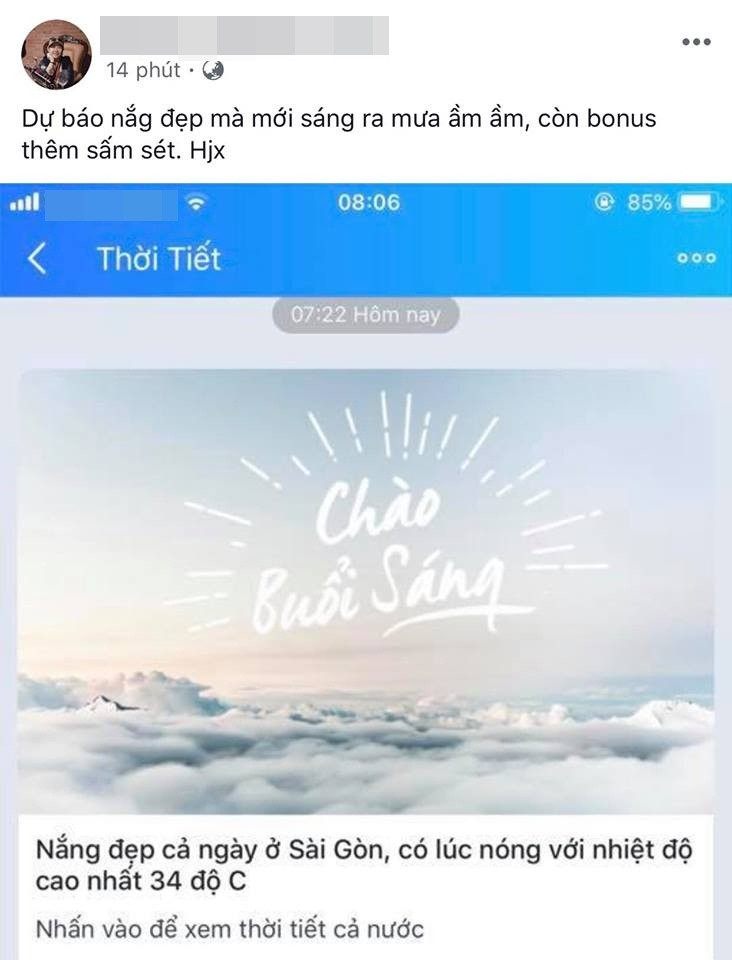 Dự báo thời tiết đi ngược với thực tế khiến nhiều người hoang mang. Dự báo thời tiết đi ngược với thực tế khiến nhiều người hoang mang.