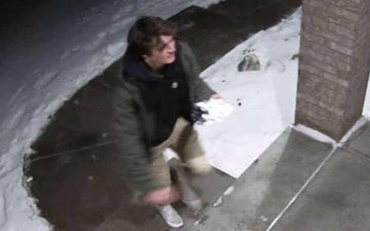 Bức ảnh được cắt từ camera an ninh nhà cô Collins.