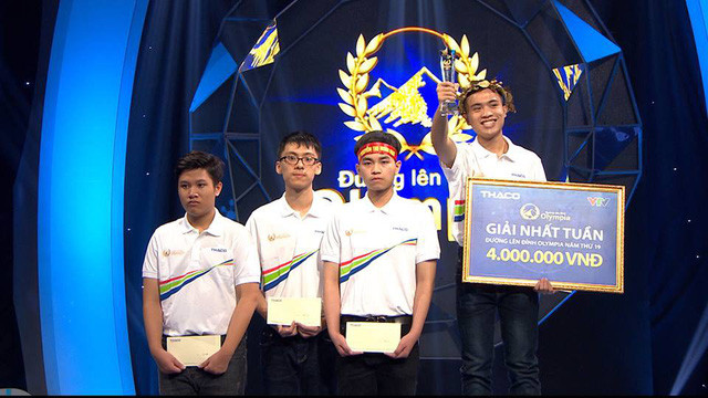 Cấn Thái Hoàng giành vòng nguyệt quế cuộc thi Tuần 1 Tháng 1 Quý 1.