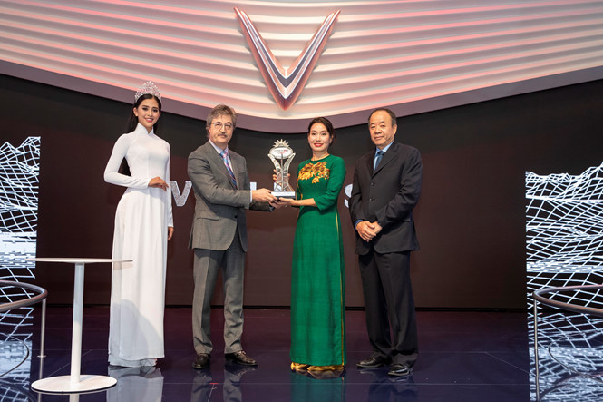 VinFast được vinh danh là "ngôi sao mới" của ngành ô tô thế giới. Ảnh: VINFAST.