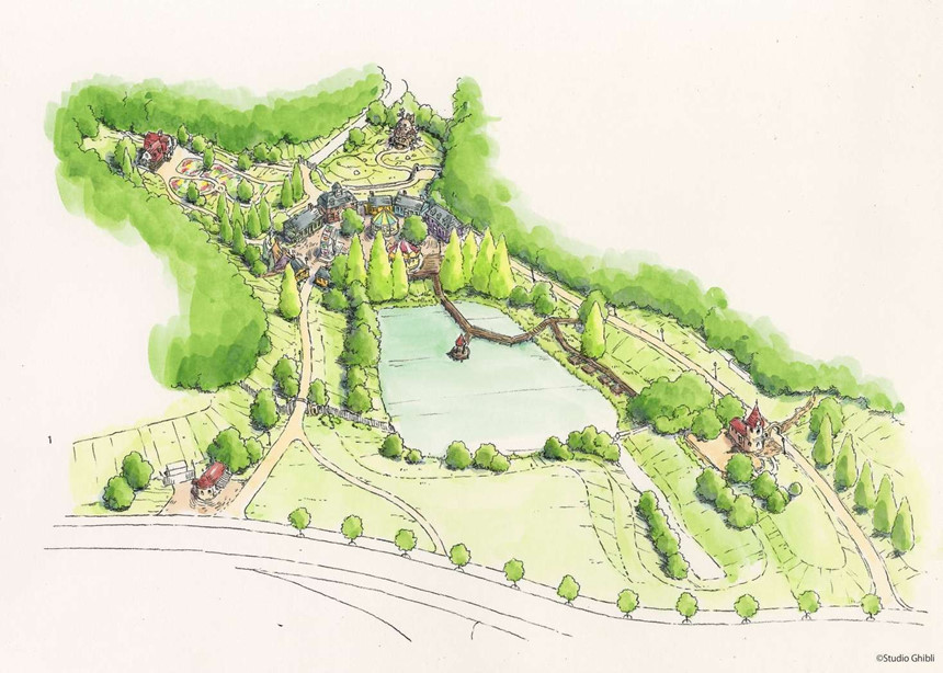 Công viên Studio Ghibli sẽ được xây tại khu tưởng niệm Aichi trong thành phố Nagakute, Nhật Bản. Hiện tại, chi phí và các kiến trúc sư của dự án vẫn chưa được công bố.
