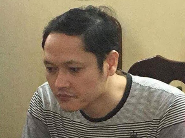 Ông Vũ Trọng Lương tại cơ quan công an.