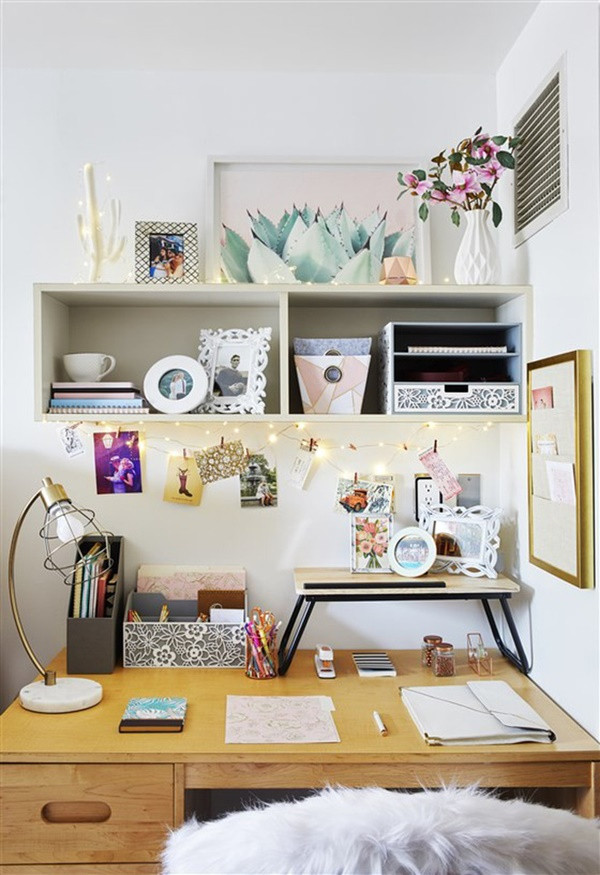 Căn phòng ký túc xá trong mơ của nữ sinh do chính tay người mẹ "tân tạo" ảnh 4