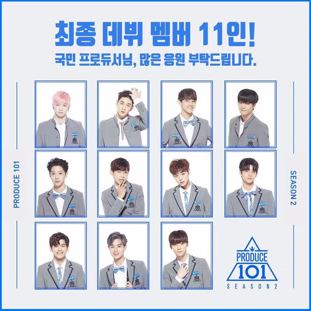 Tấm ảnh đầu tiên Mnet đưa lên