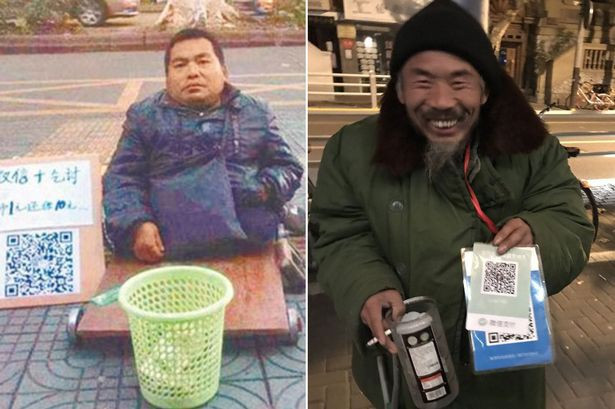 Bùng nổ thương mại điện tử và mã QR Code tại Trung Quốc làm thay đổi cả những người ăn mày.